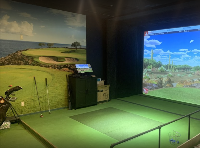 Sticks Cigar Lounge Golf Swing Simulator 2  768x567